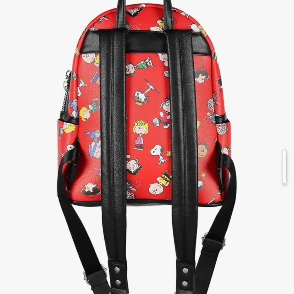 Peanuts Red Mini Backpack- NWOT - Picture 5 of 7